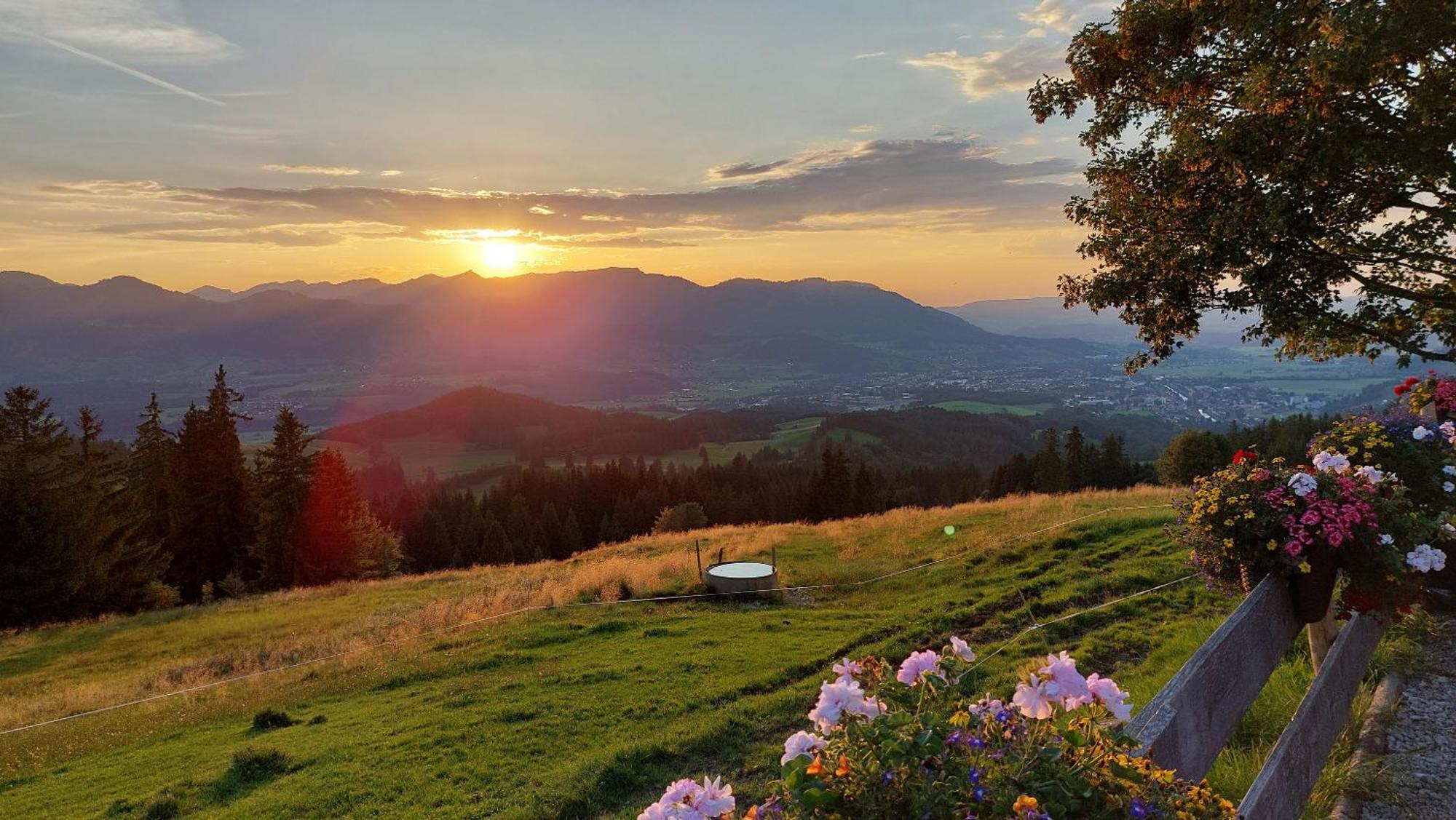 Ferienwohnung Alpenvogel ゾントホーフェン エクステリア 写真
