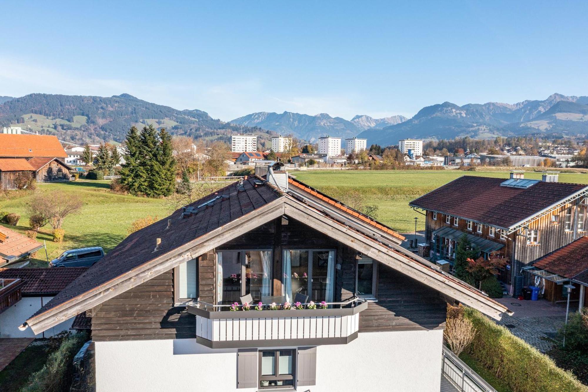 Ferienwohnung Alpenvogel ゾントホーフェン エクステリア 写真