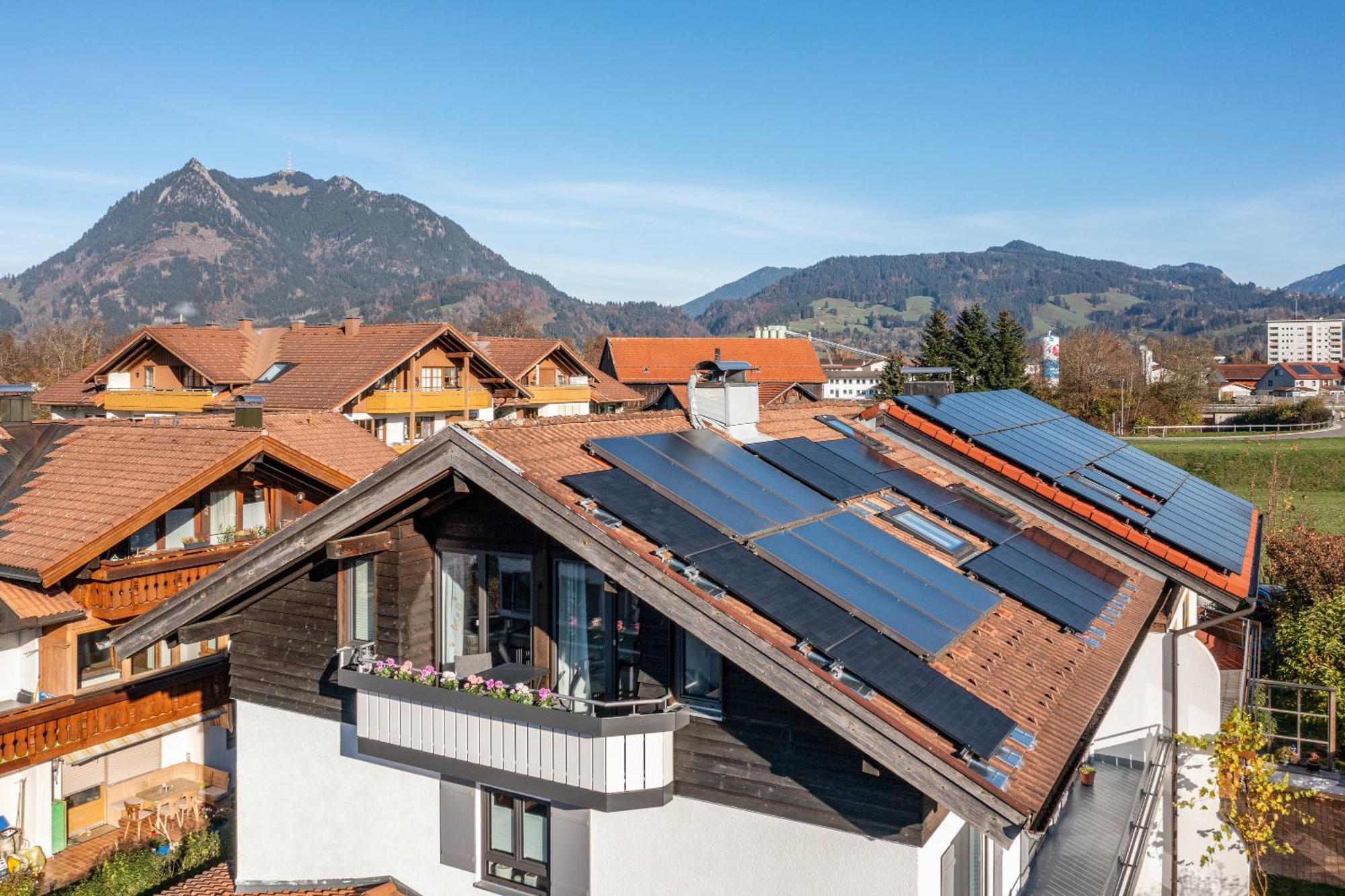 Ferienwohnung Alpenvogel ゾントホーフェン エクステリア 写真