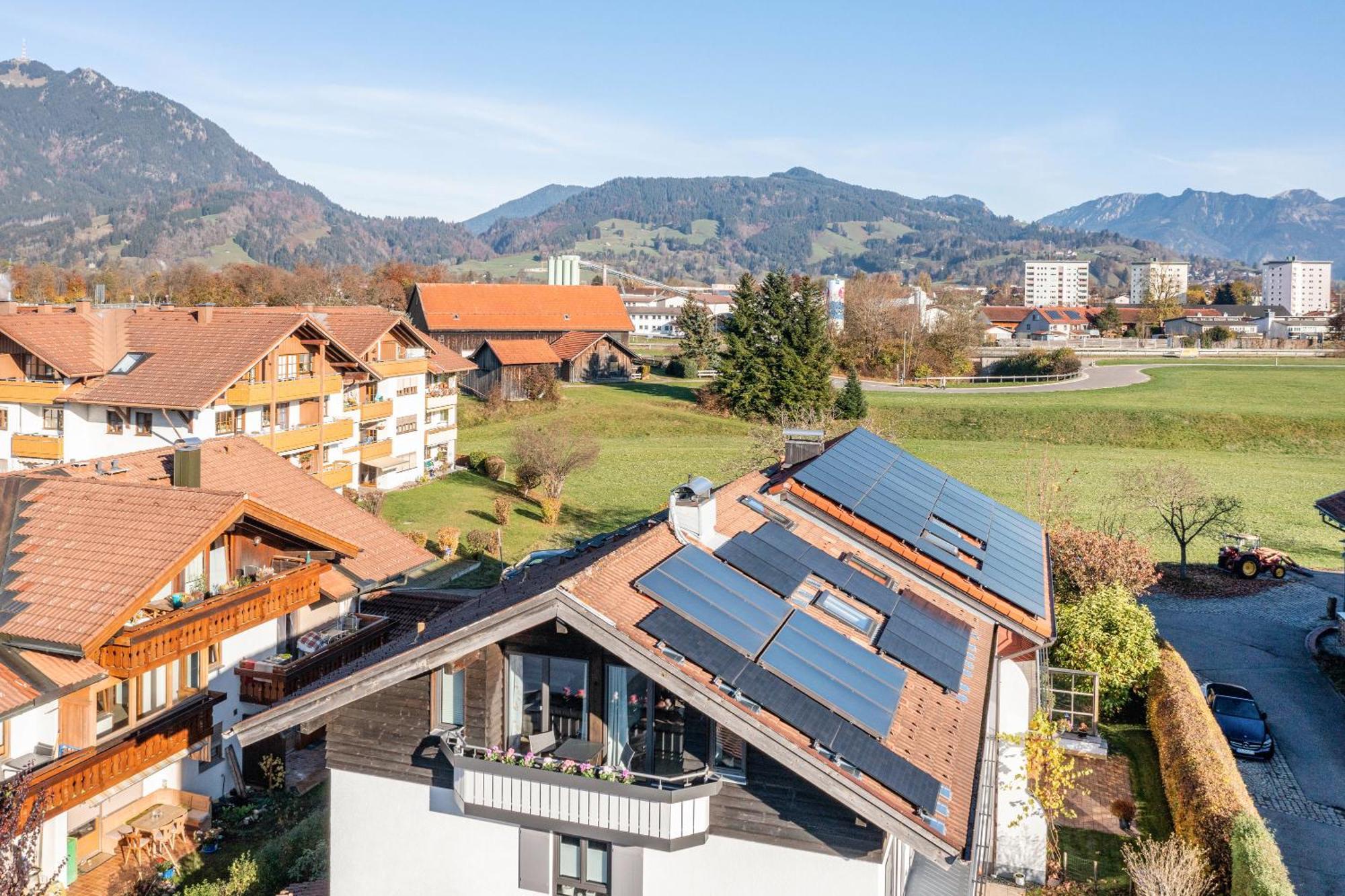 Ferienwohnung Alpenvogel ゾントホーフェン エクステリア 写真